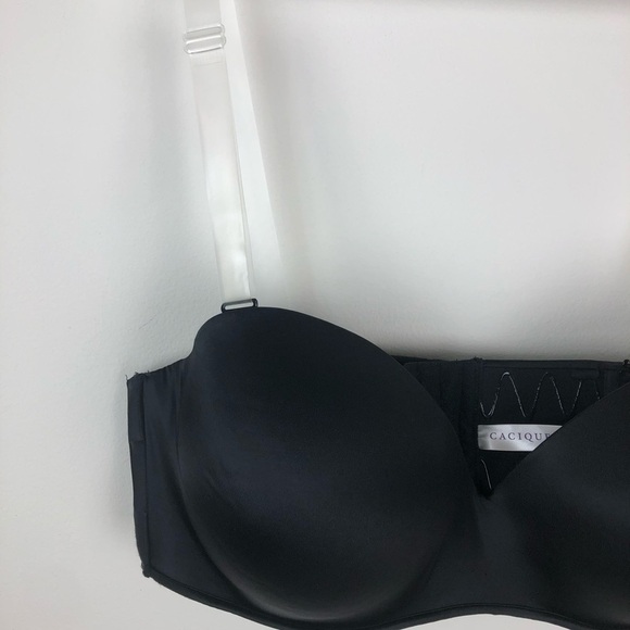 Cacique- Strapless with removable clear straps bra - Picture 2 of 11